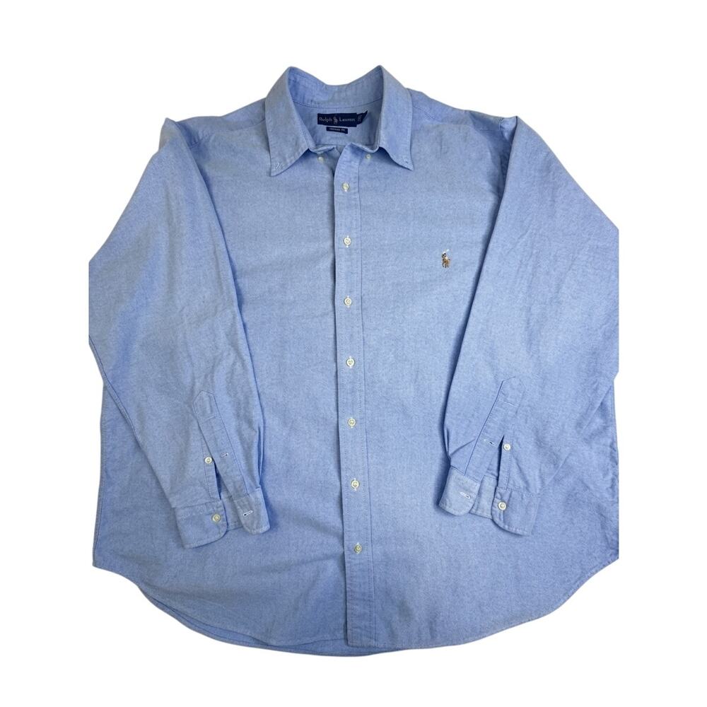 Polo Ralph Lauren Oxford Shirt 2XB Blue Button Down